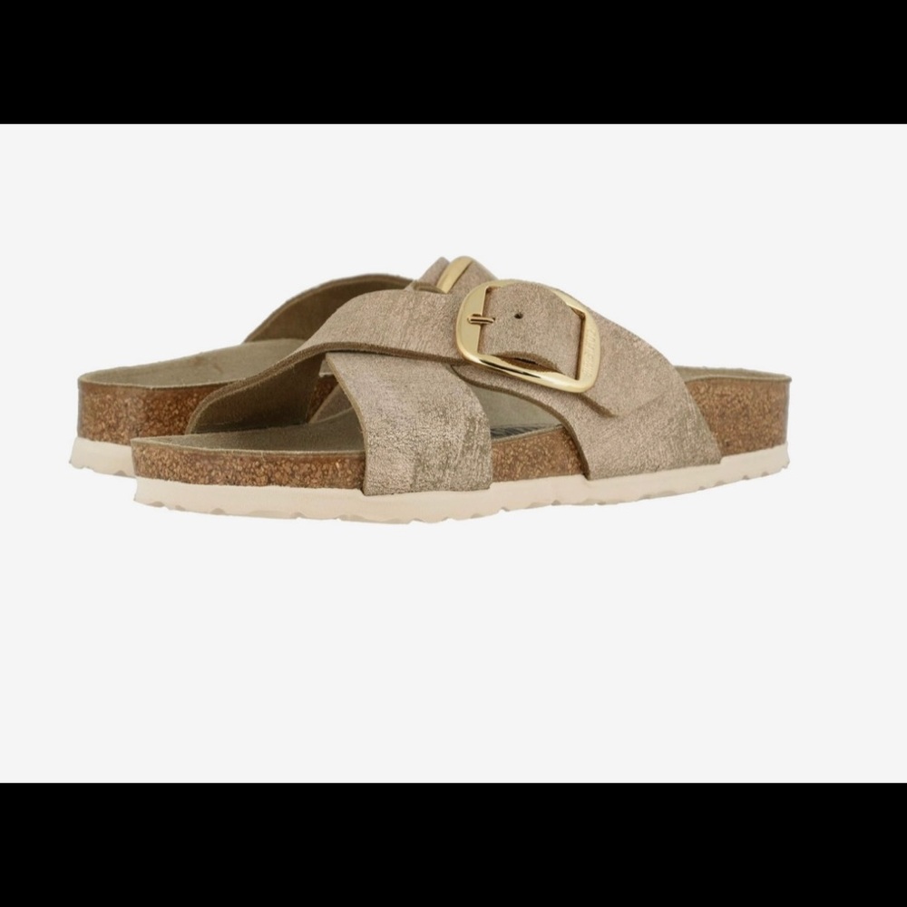 Birkenstock Siena Rose Gold size 41 (10-10.5)
